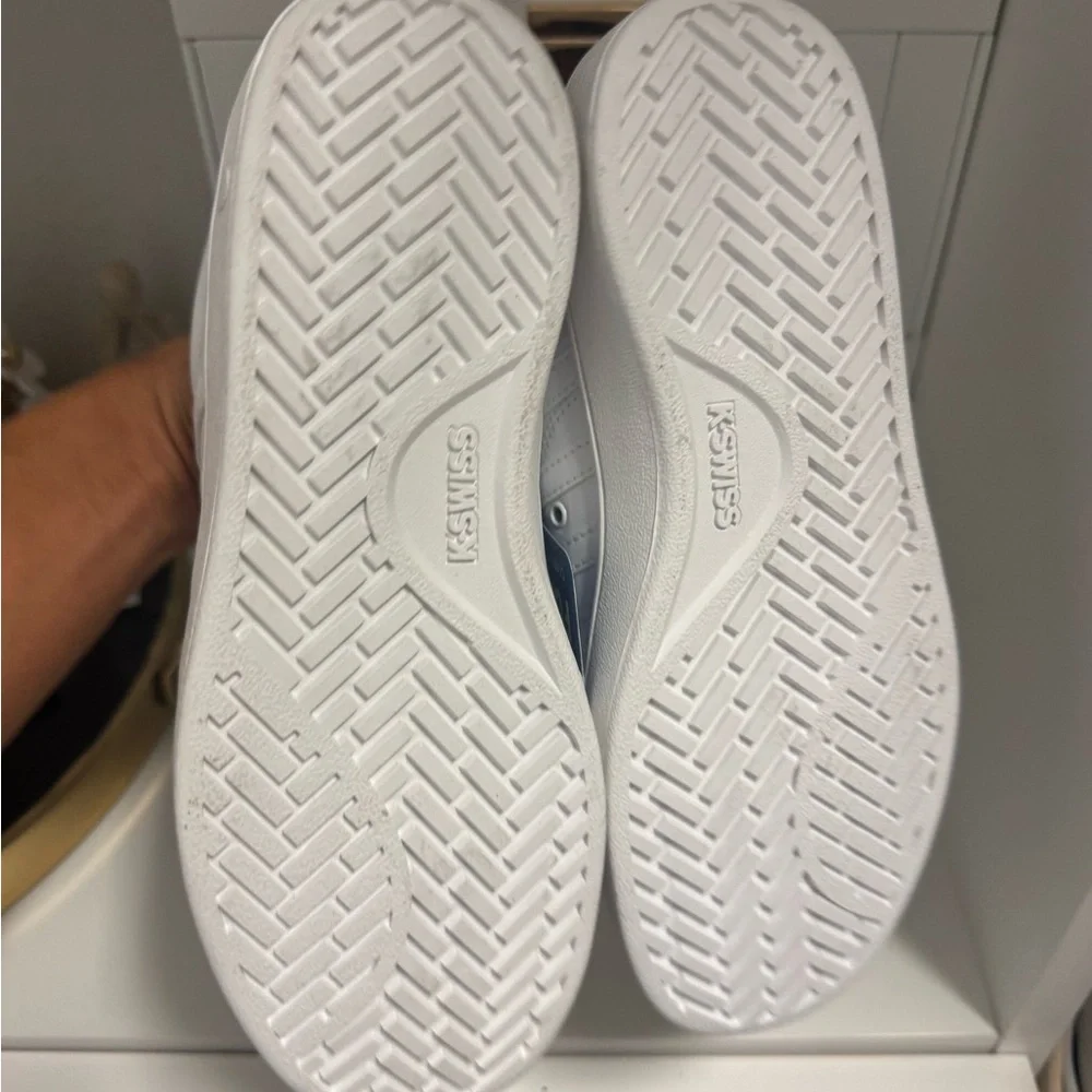 K-Swiss White Athletic Shoes - Picture 5 of 5